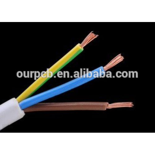 hdmi cable suppliers 28AWG 3 core flat power cable electrical cable